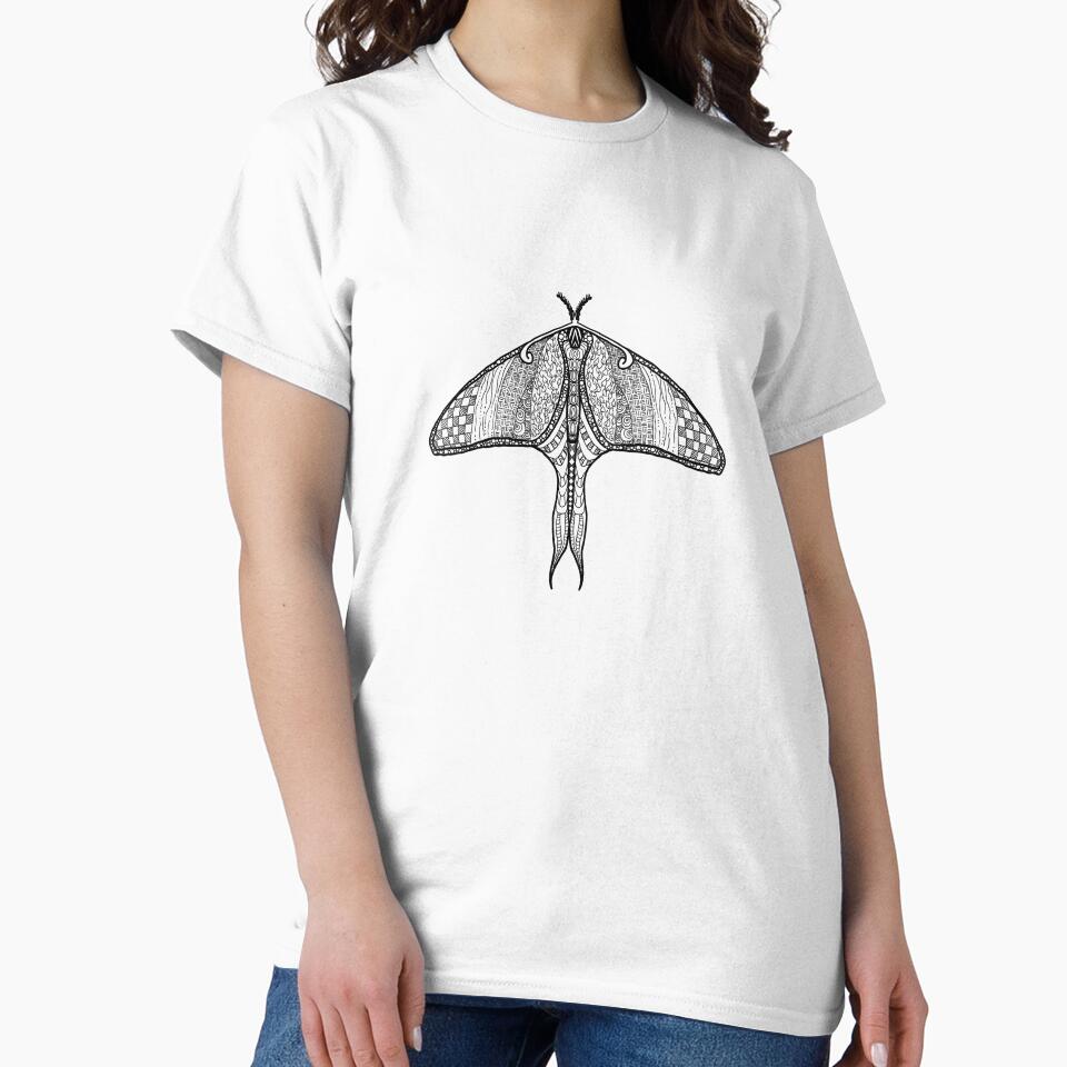 Patterned Luna moth by SJBT58