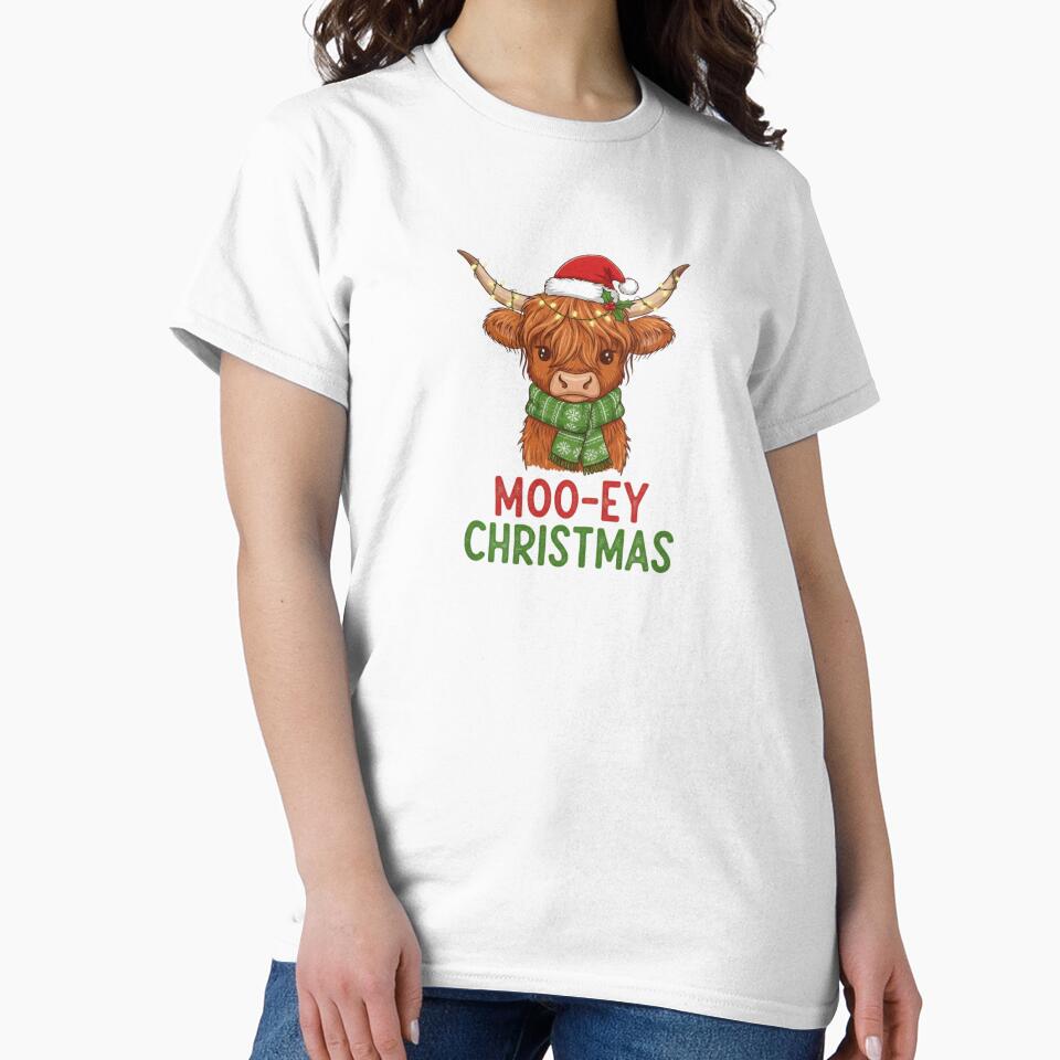 Mooey Christmas Longhorn Cow by Erbearen