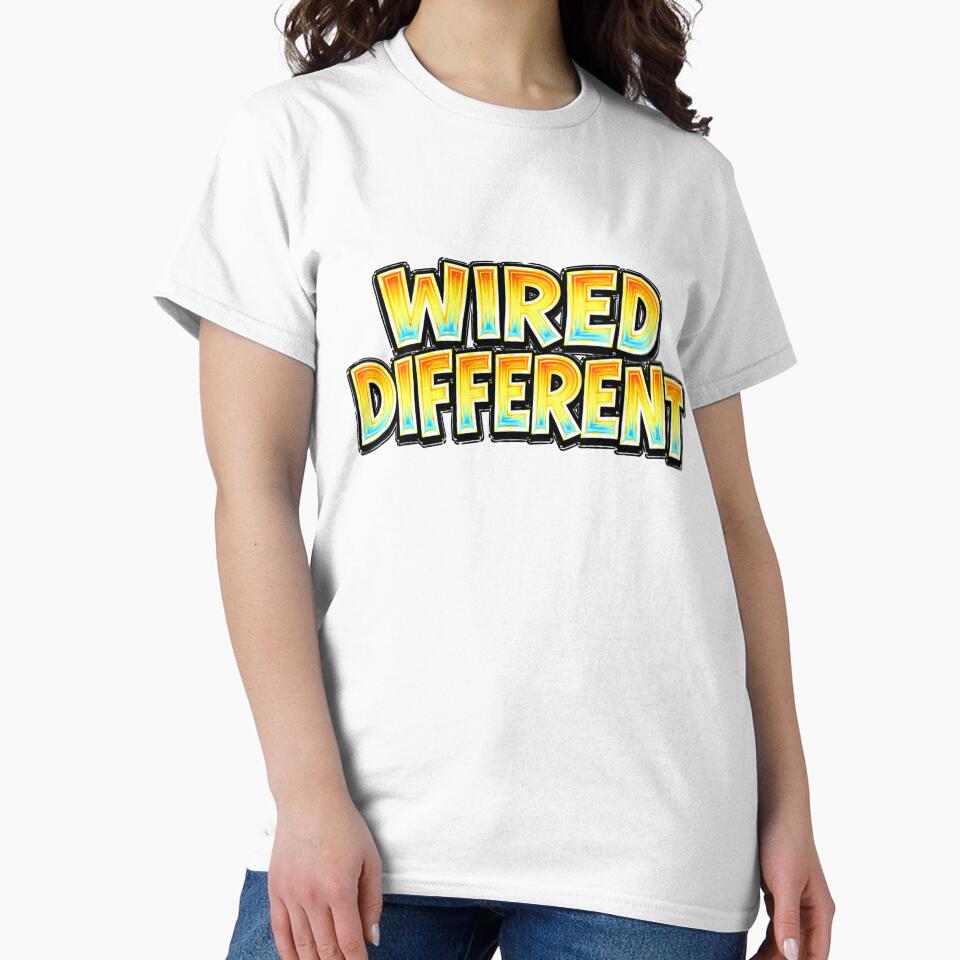 WIRED DIFFERENT – hand drawn childlike typography by Mac Sketches
