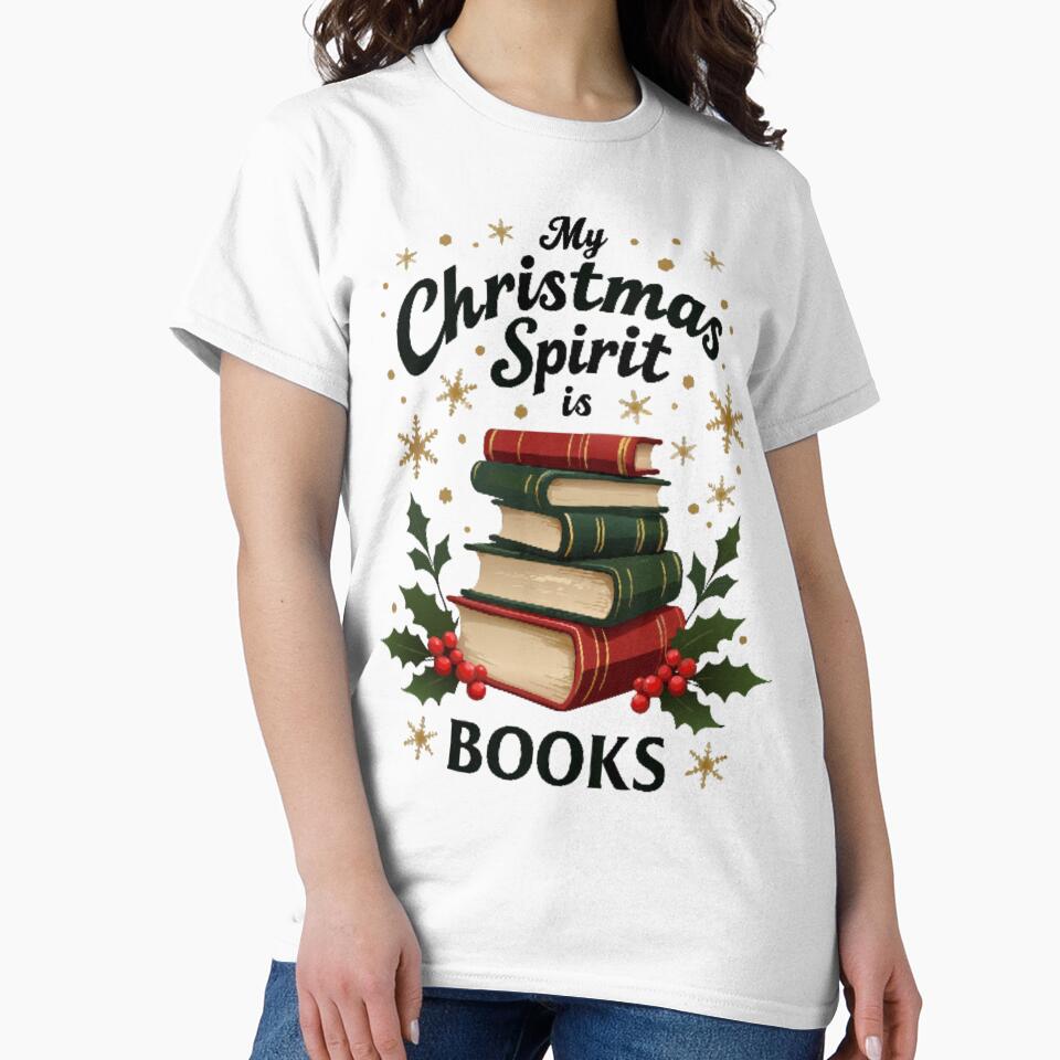 My Christmas Spirit Is Books by printmala