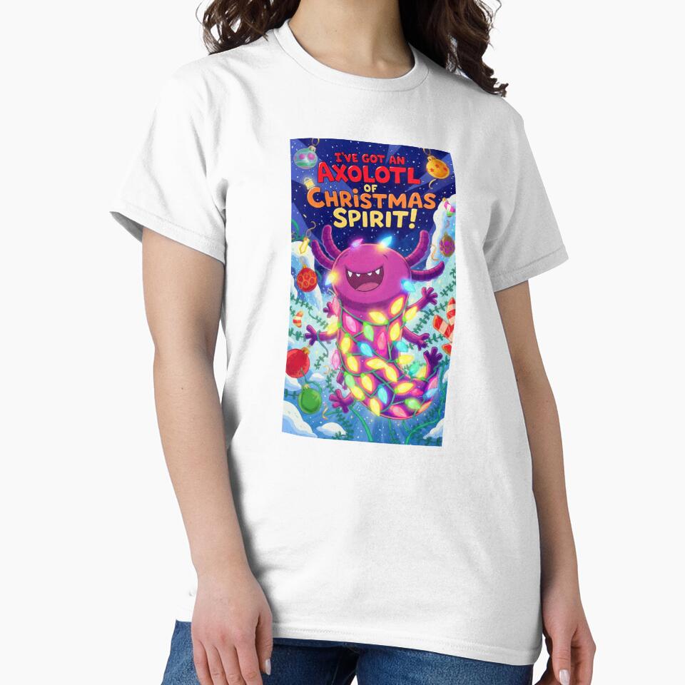 Adventure Time Style Axolotl - Hyper Christmas Chaos Holiday Top by MadeByACJ