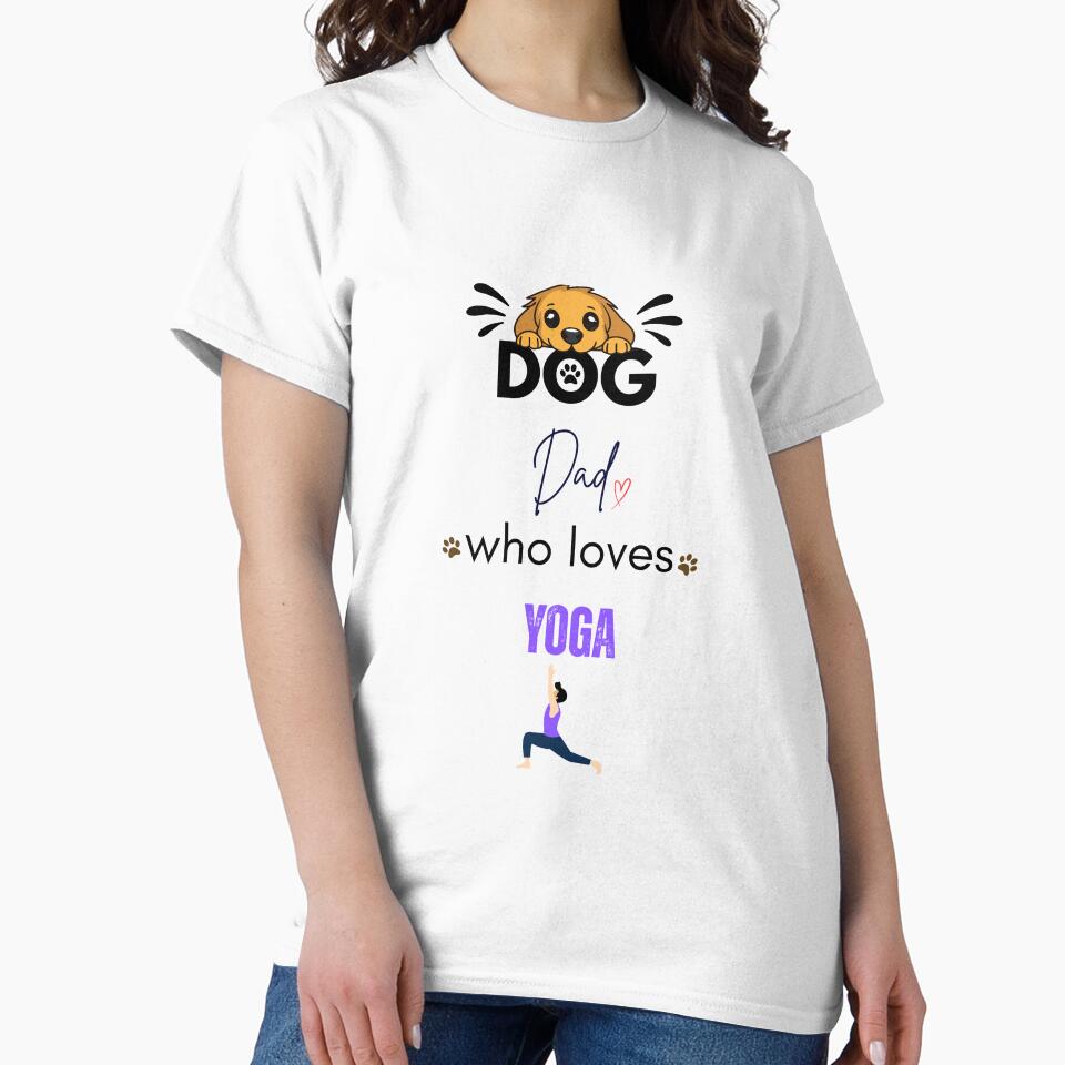 Dog Dad Who Loves Yoga by PawFitt