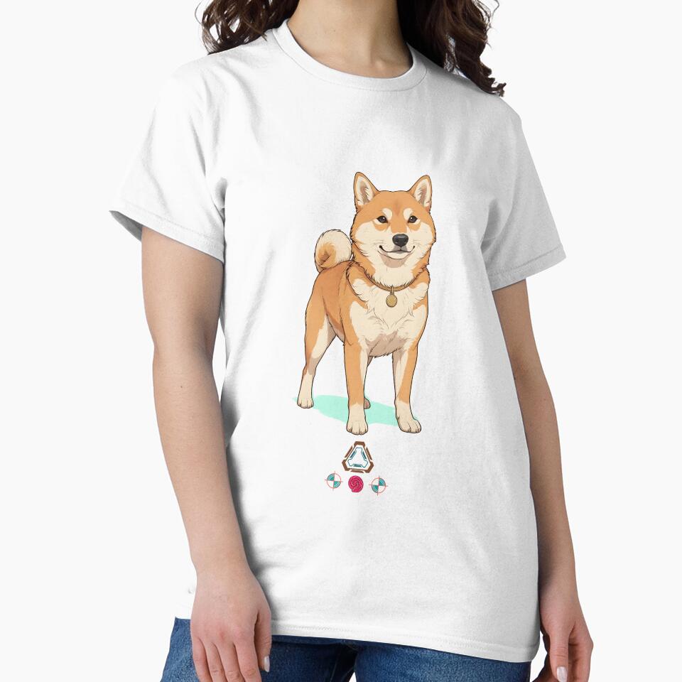 Noble Shiba Inu Dog Illustration by Whimsy Trail Co