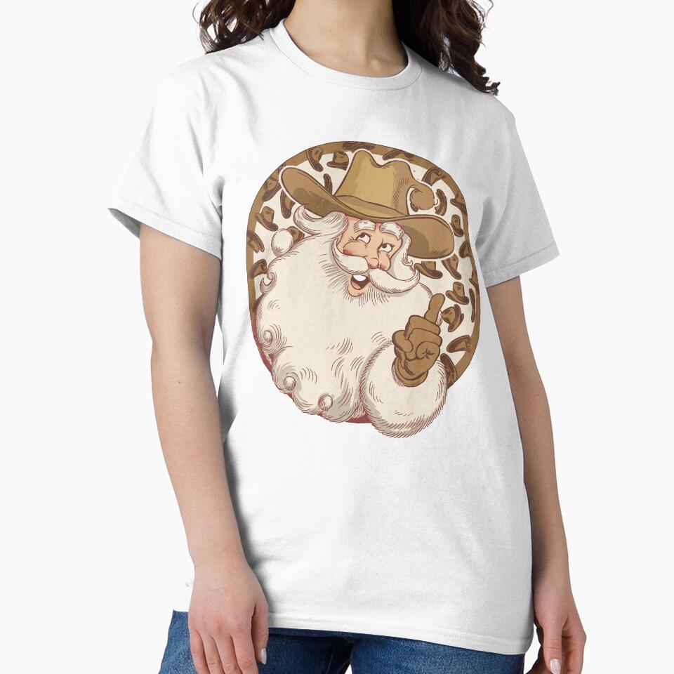 Cowboy Santa Vintage Christmas Design by Charlietule