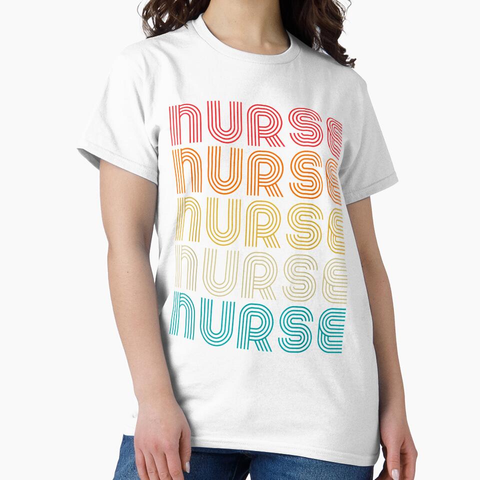 Colorful Retro Nurse - Nursing by Designs Of all kinds