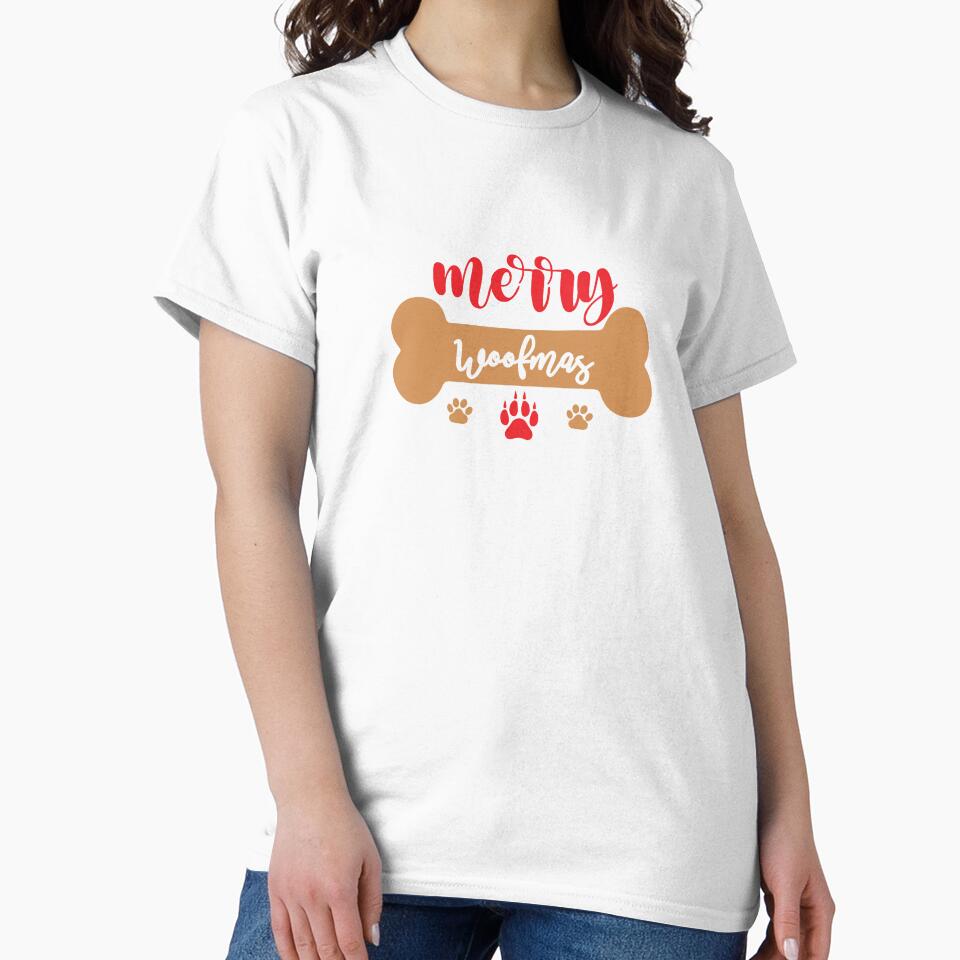 Merry Woofmas Christmas Dog Design by Palette & Hue