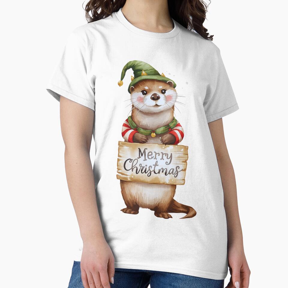 Otter Elf Magic – Funny and Cute Xmas Animal Design by Otterly Cute