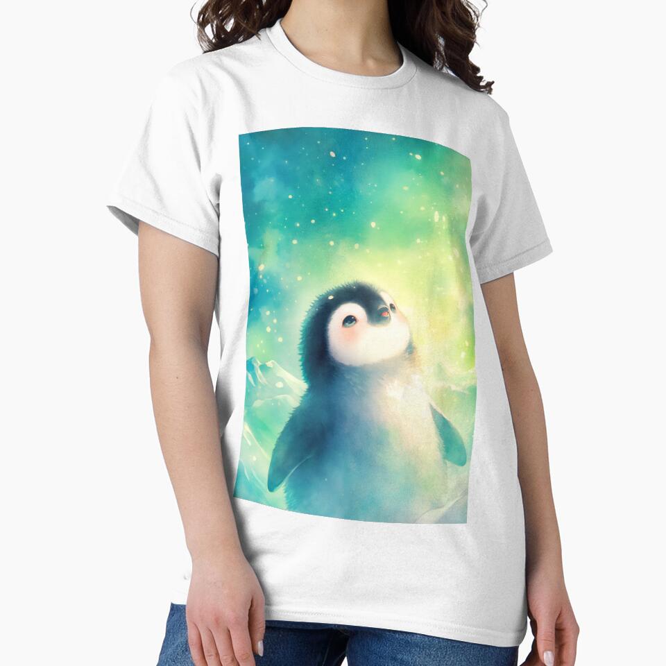 Baby Penguin Awe by AshiraCreations
