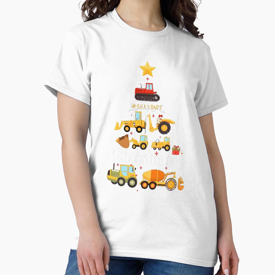 Construction Vehicles Christmas Tree by lht6474