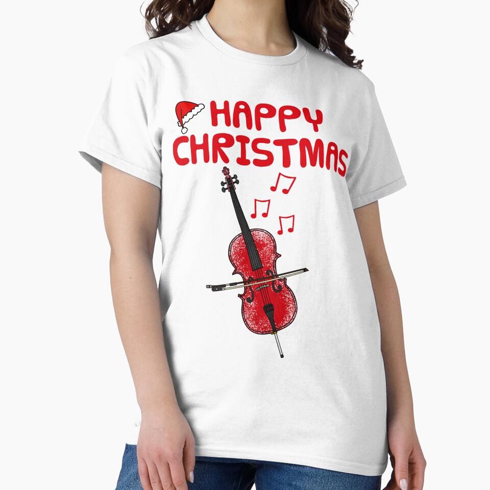 Christmas Cello Cellist String Teacher Xmas by doodlerob
