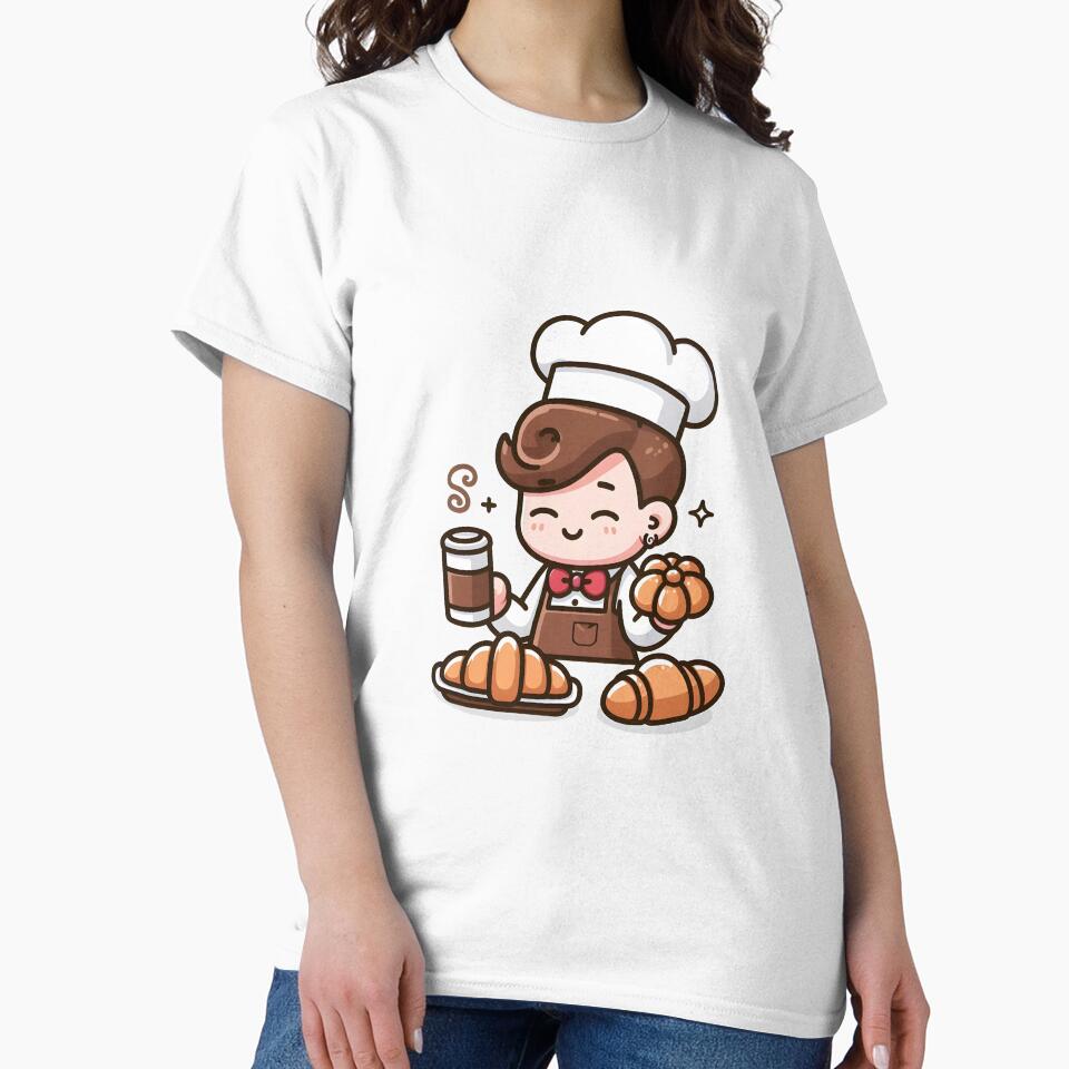 Kawaii Barista With A Pastry Headband by CanvasCutie