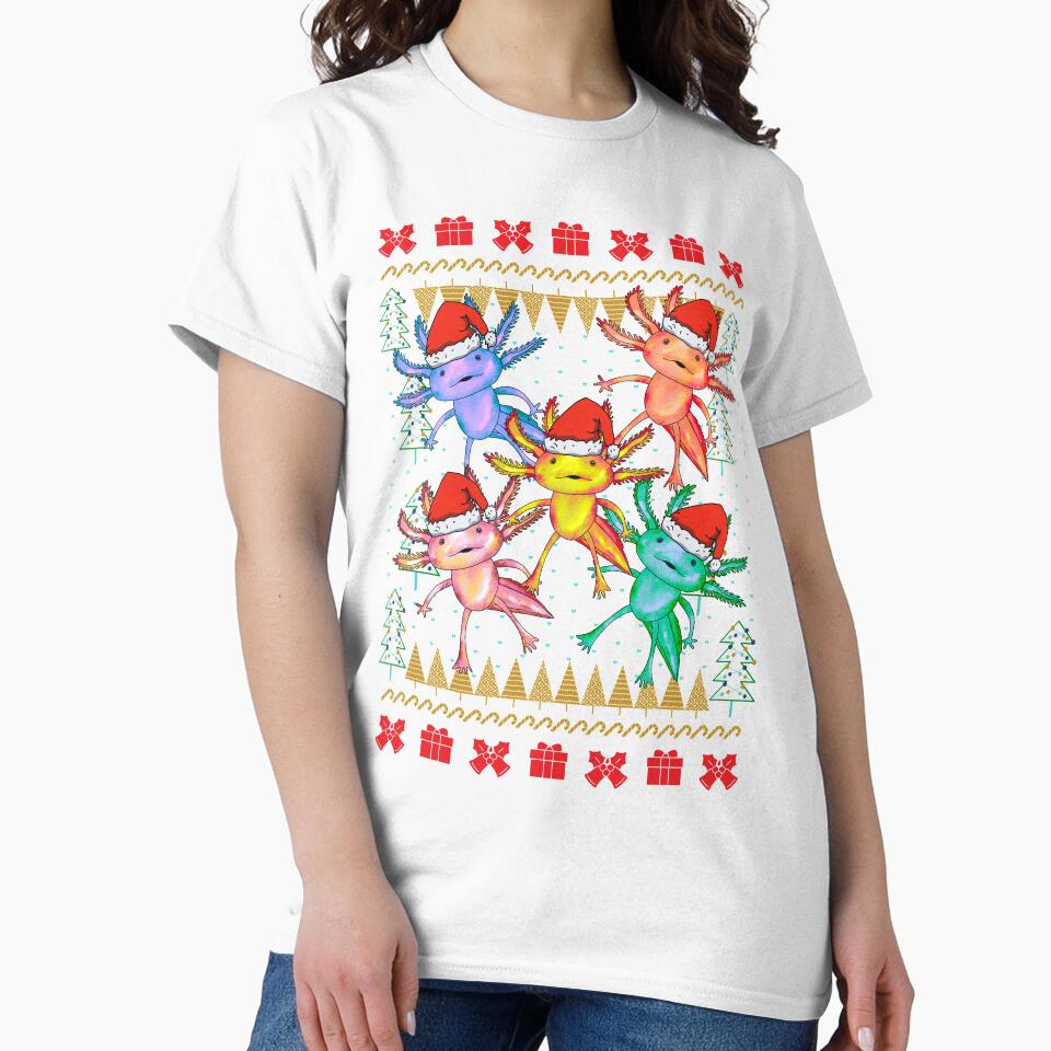 Firefly Axolotls Ugly Christmas Sweater by okpinsPets