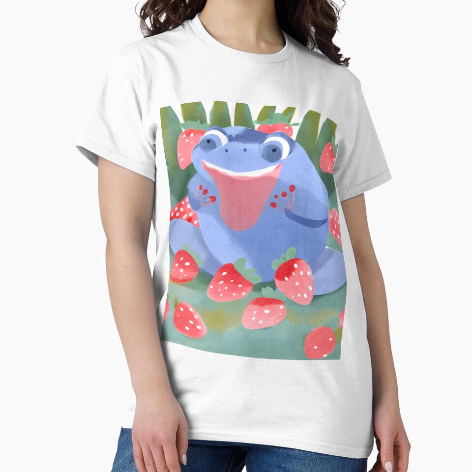 Frog in Strawberry Paradise by NexCreation