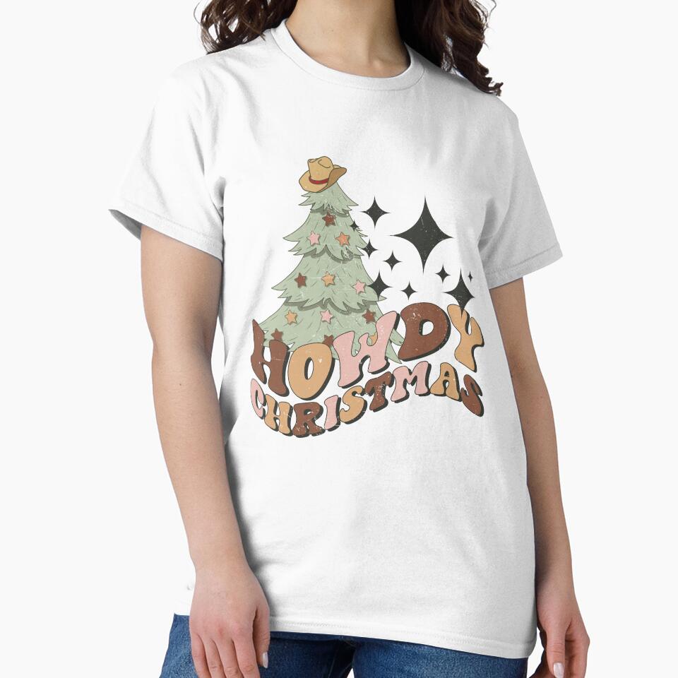 Howdy Christmas Wester Retro Chrismas tree by T-landa