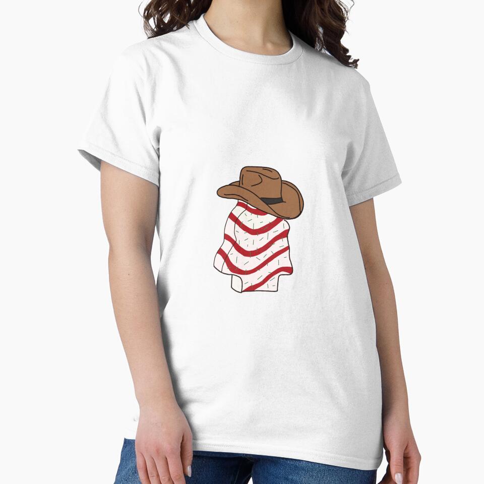 Christmas tree cake cowboy by stickersbymicki