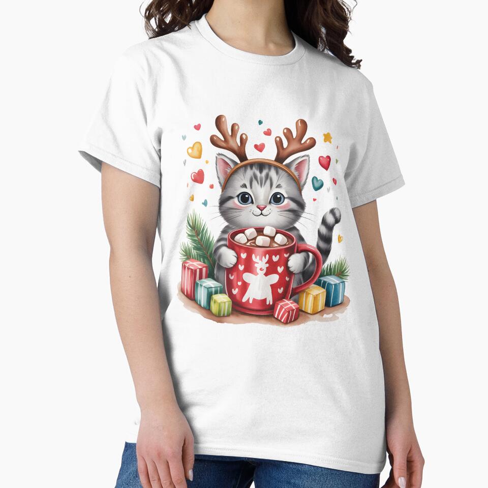 Christmas Cat Mug Design by naragon4289