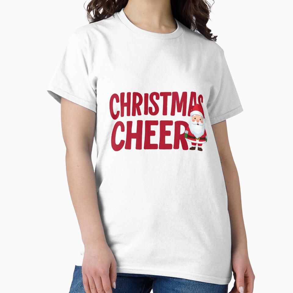 Christmas Cheer Santa Shirt Design by DavidTeeStudio
