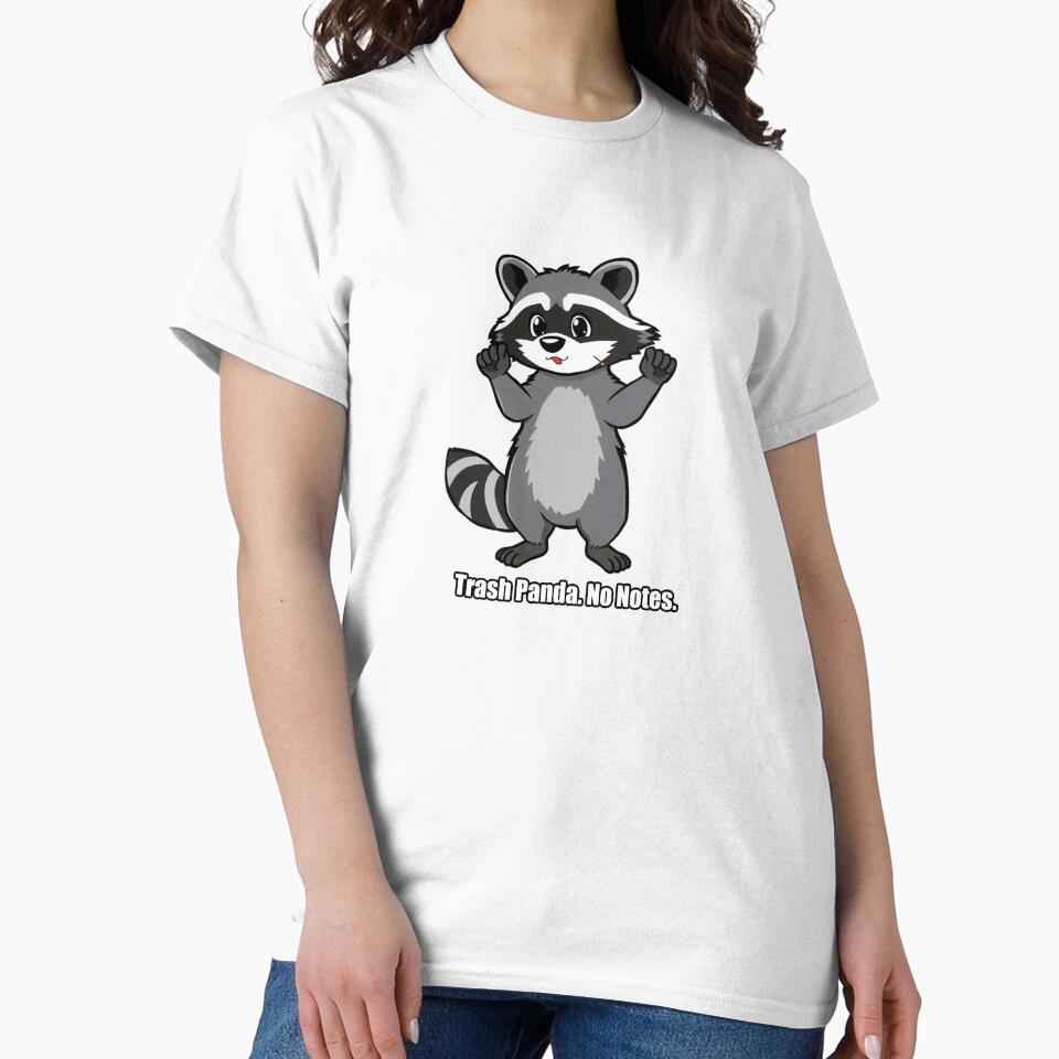 Raccoon Sticker - Trash Panda No Notes - Funny Raccoon Lover Gift by pawdrops