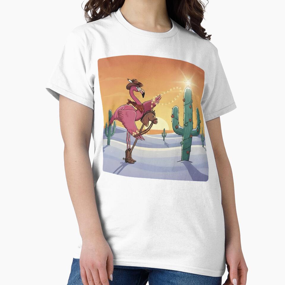 Cowboy Flamingo Desert Christmas Party by HumTumMe