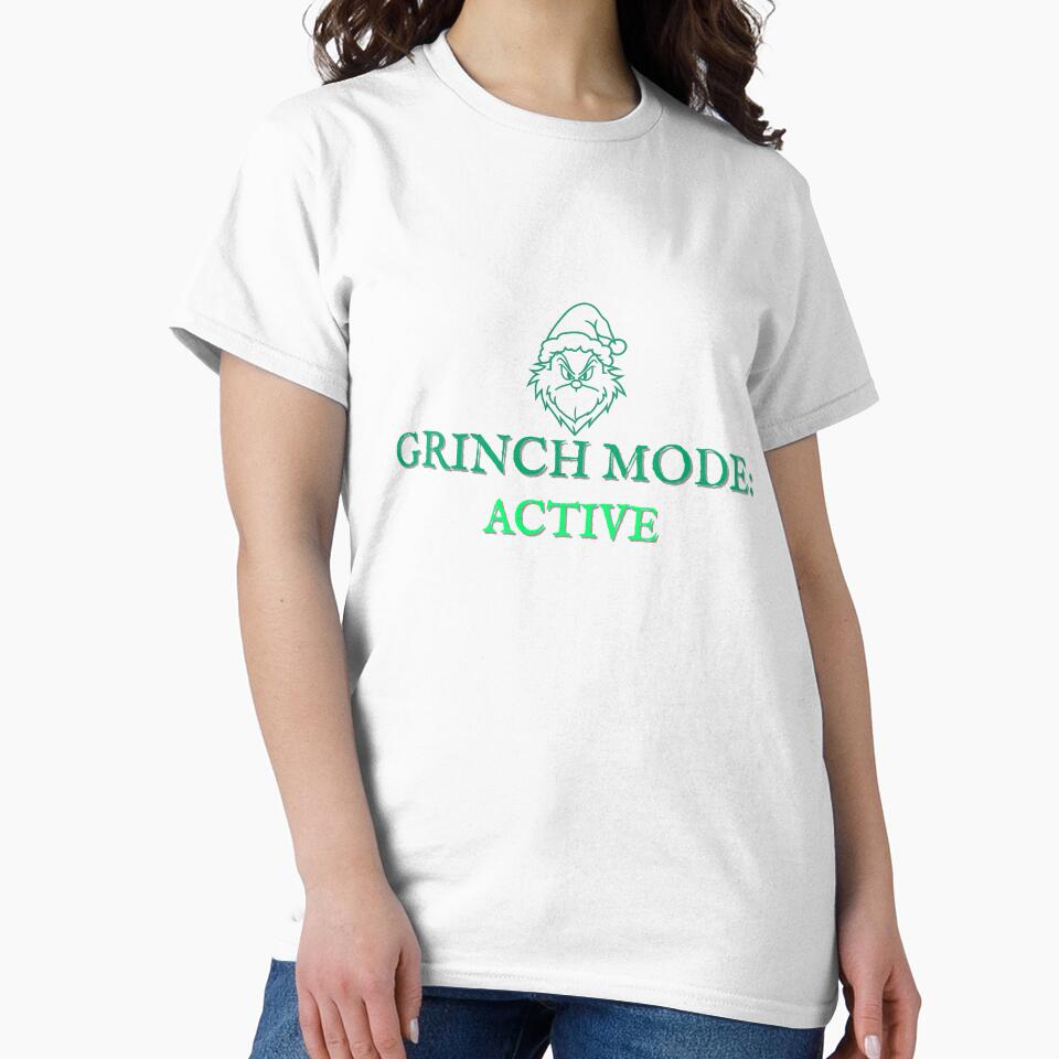 Grinch Mode Active - Classic Grumpy Christmas Parody by ecotrendmarket