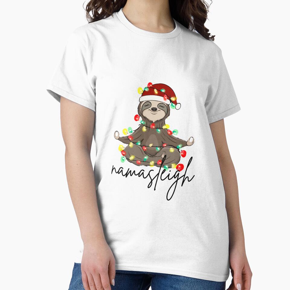Namasleigh Christmas Sloth by MTurnerShop
