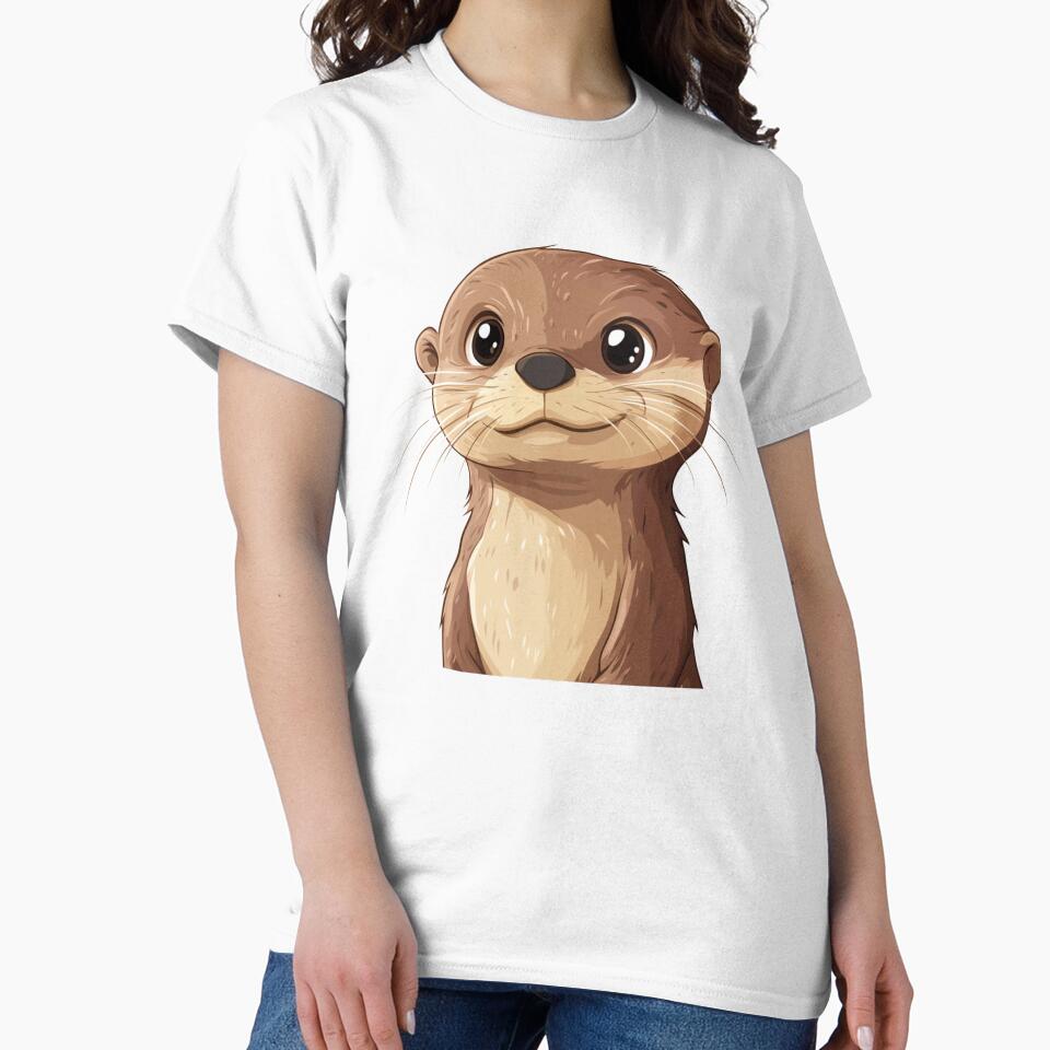 Cartoon Otter Portrait by NicolasGlowArt