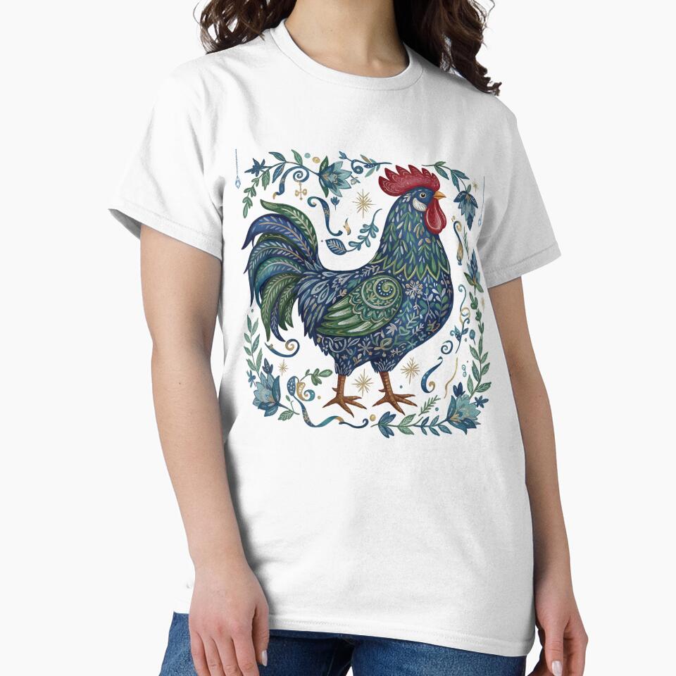 Christmas Chicken Western Design by DesignDenDo ⭐⭐⭐⭐⭐
