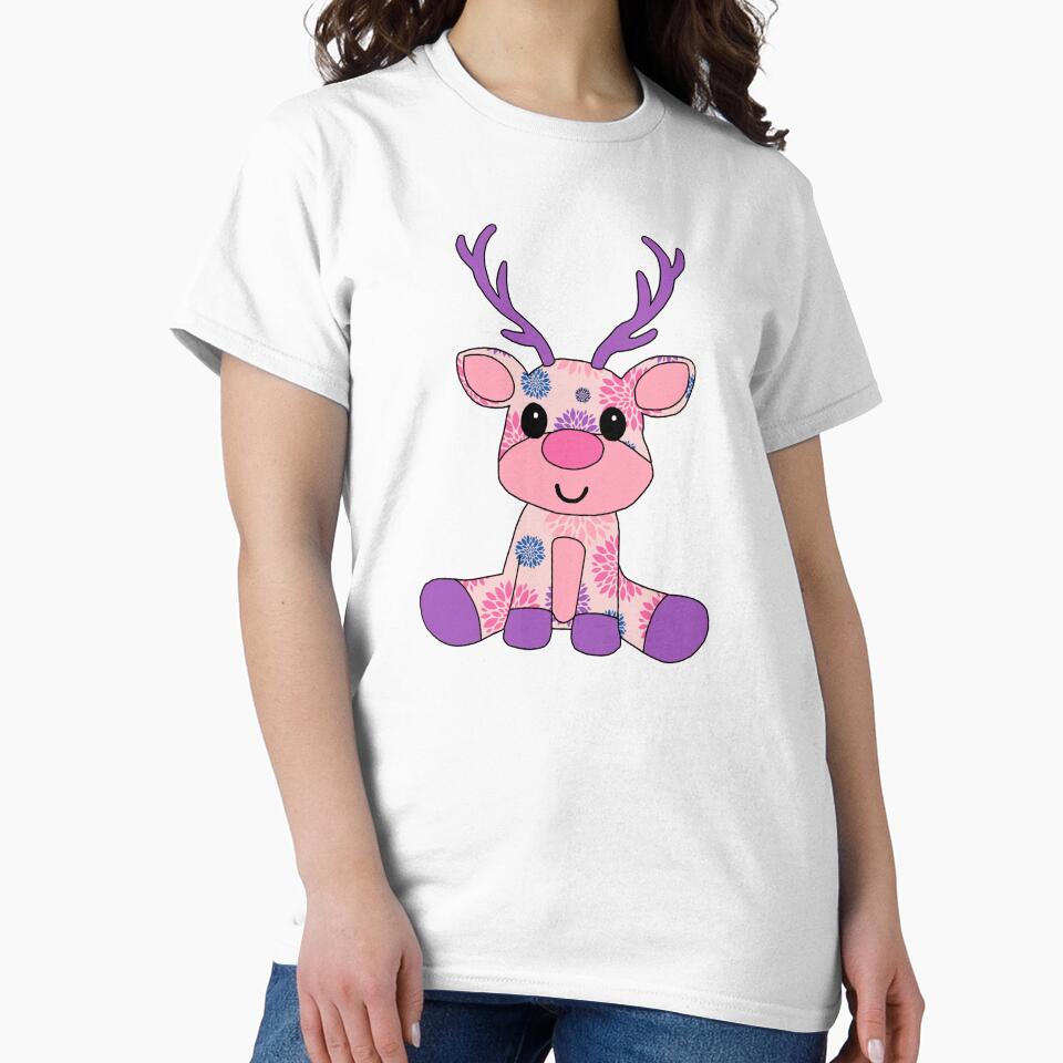 festive little reindeer (floral edition) by ShipsinParadise