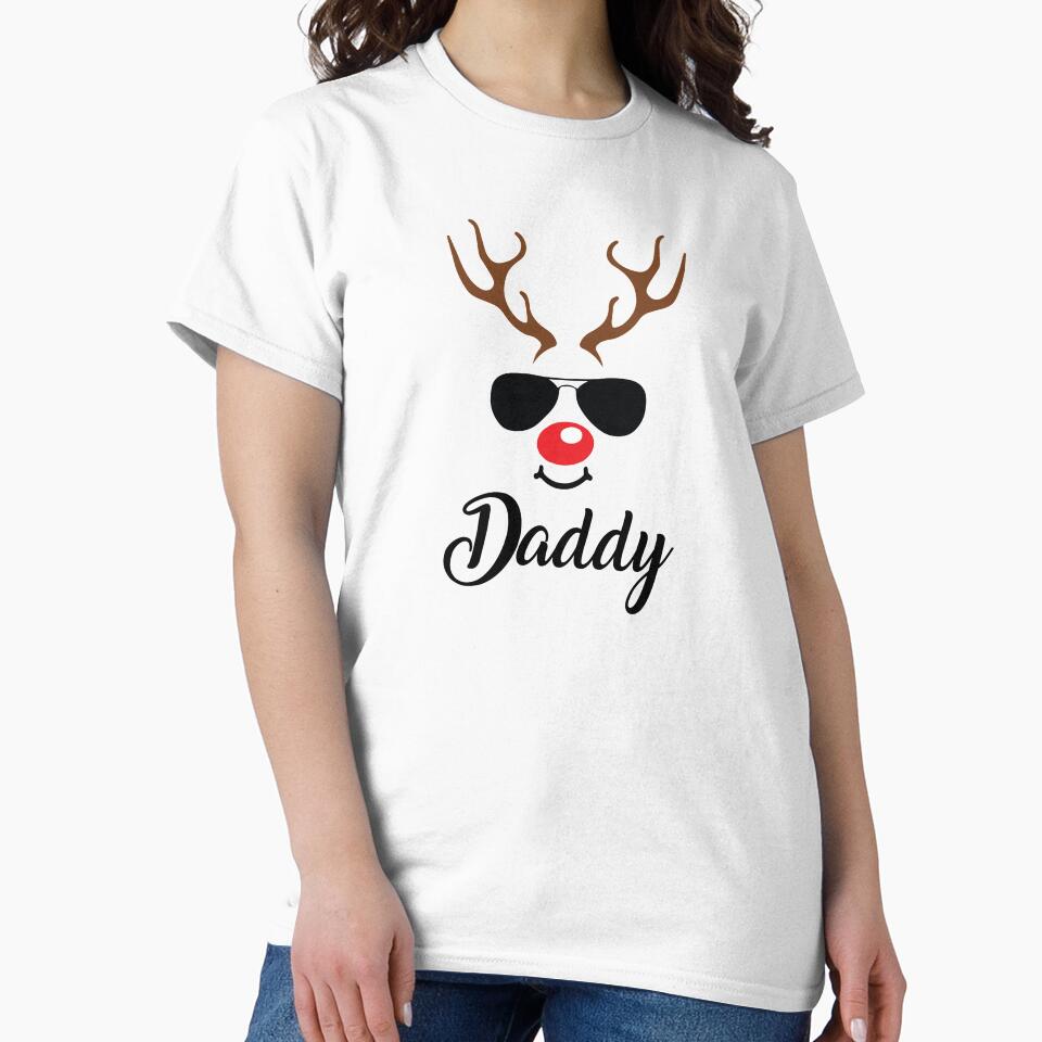 Daddy Reindeer Matching Family Christmas Gift by MinsND