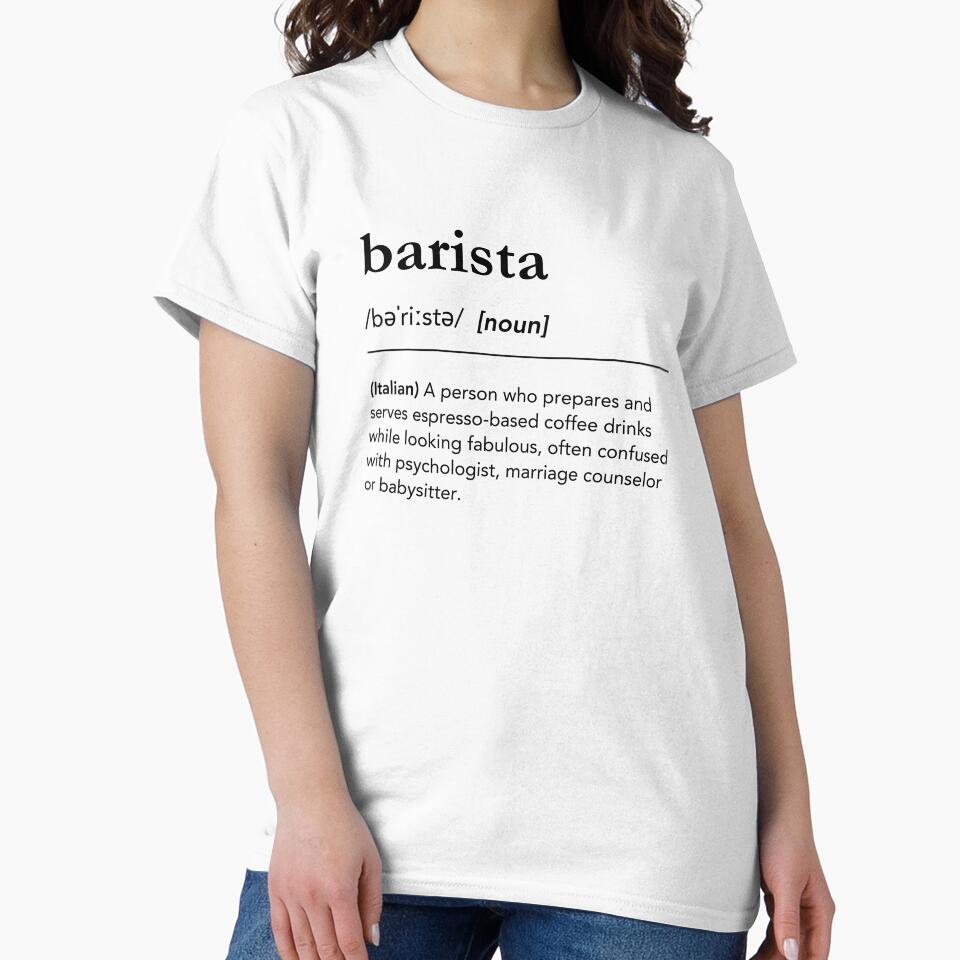 Funny words barista definition. Barista Dictionary. Barista job description. Minimalist Barista Description by lagunaklein
