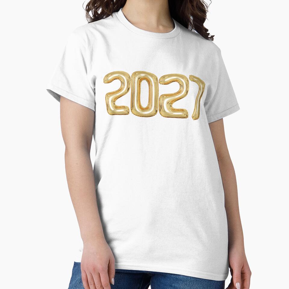 2027 Year Gold Foil Balloon Style by teeworthy