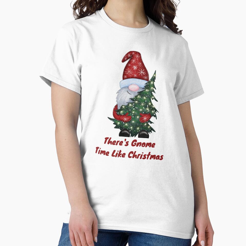 Christmas Santa Gnome by MollyJaneArt