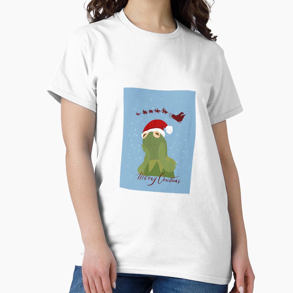 Christmas Kermit the Frog by pinkc0w