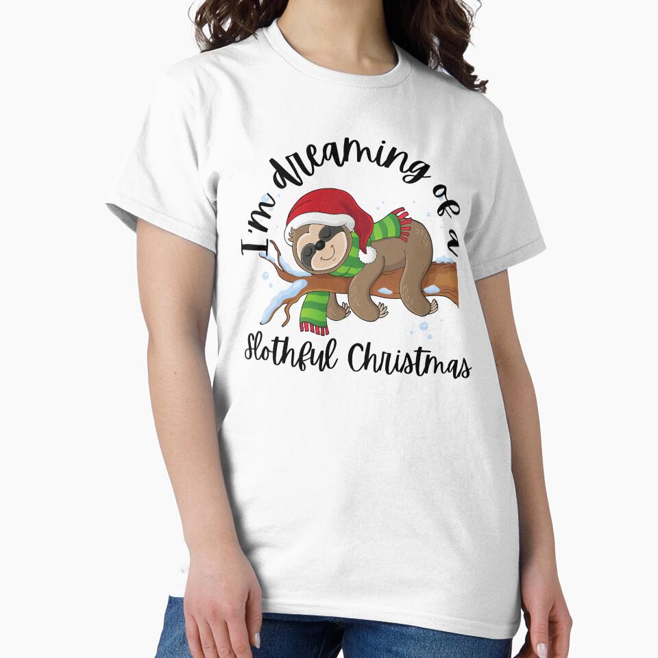 Cute Sloth Christmas Design by MimsTees