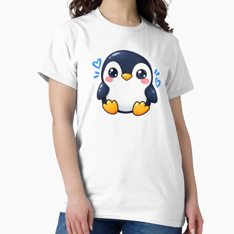 Cute Kawaii  Penguin by ShivCraftStudio