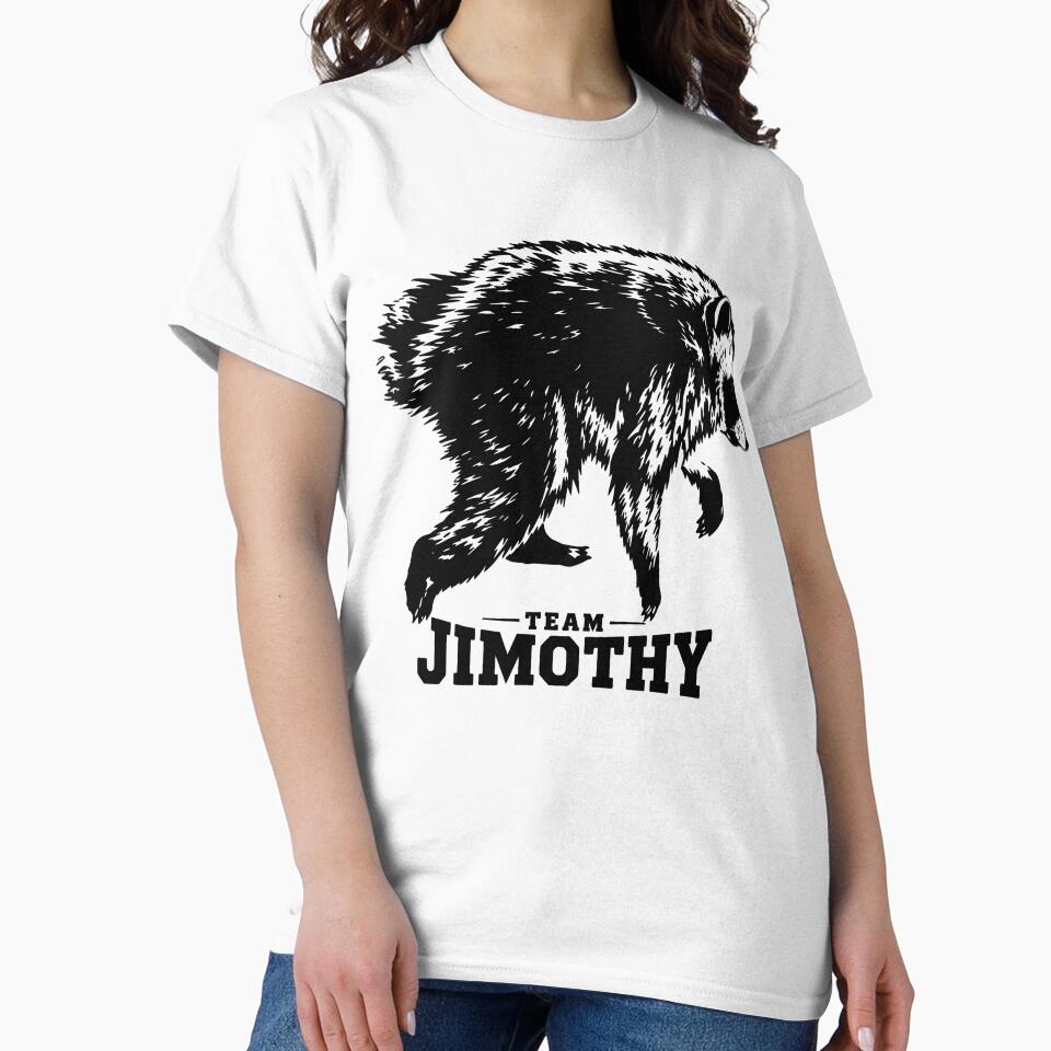 Team Jimothy Raccoon  Funny Trash Panda Wildlife by gear-posters