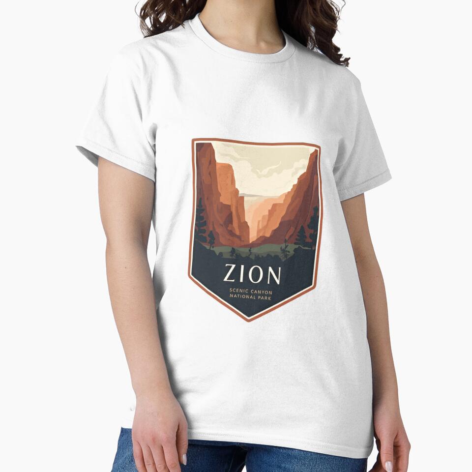 Zion Scenic Canyon National Park Hiker Visitor Travel by Simsimah26Parks