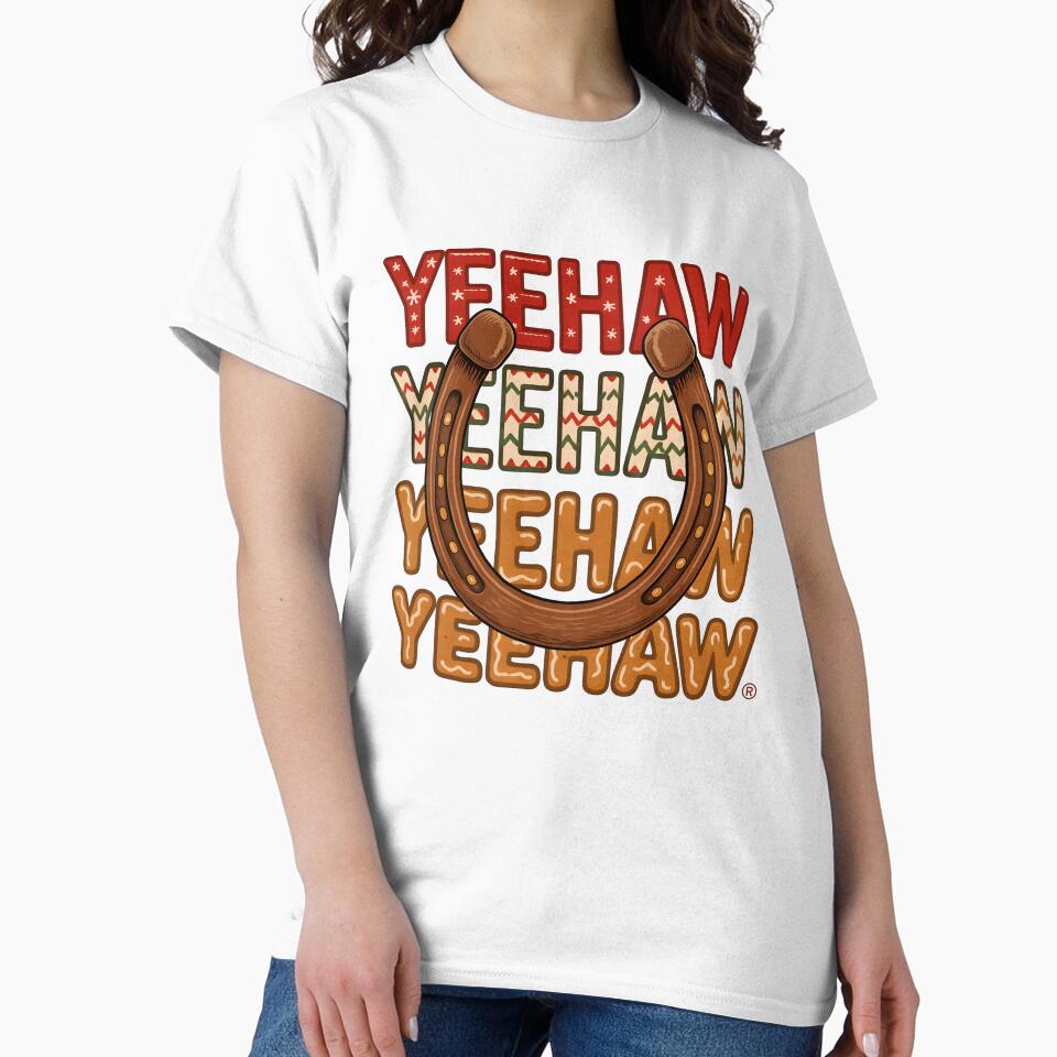 Yeehaw Western T-Shirt by VelvetSkyStudio