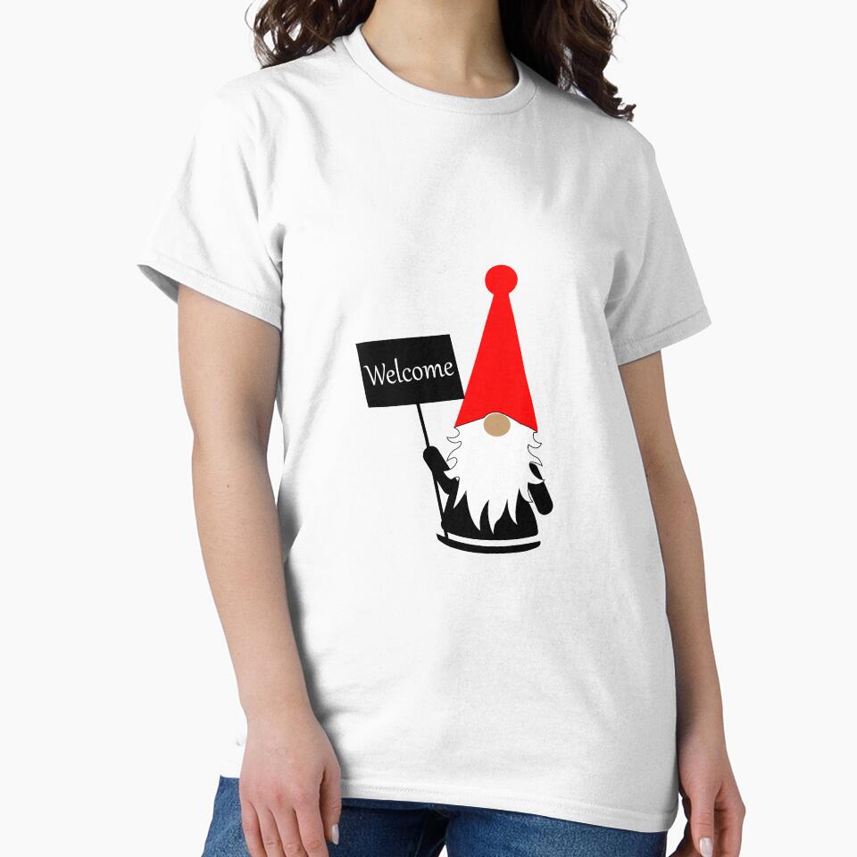 Gnome Saying Welcome by justneeds