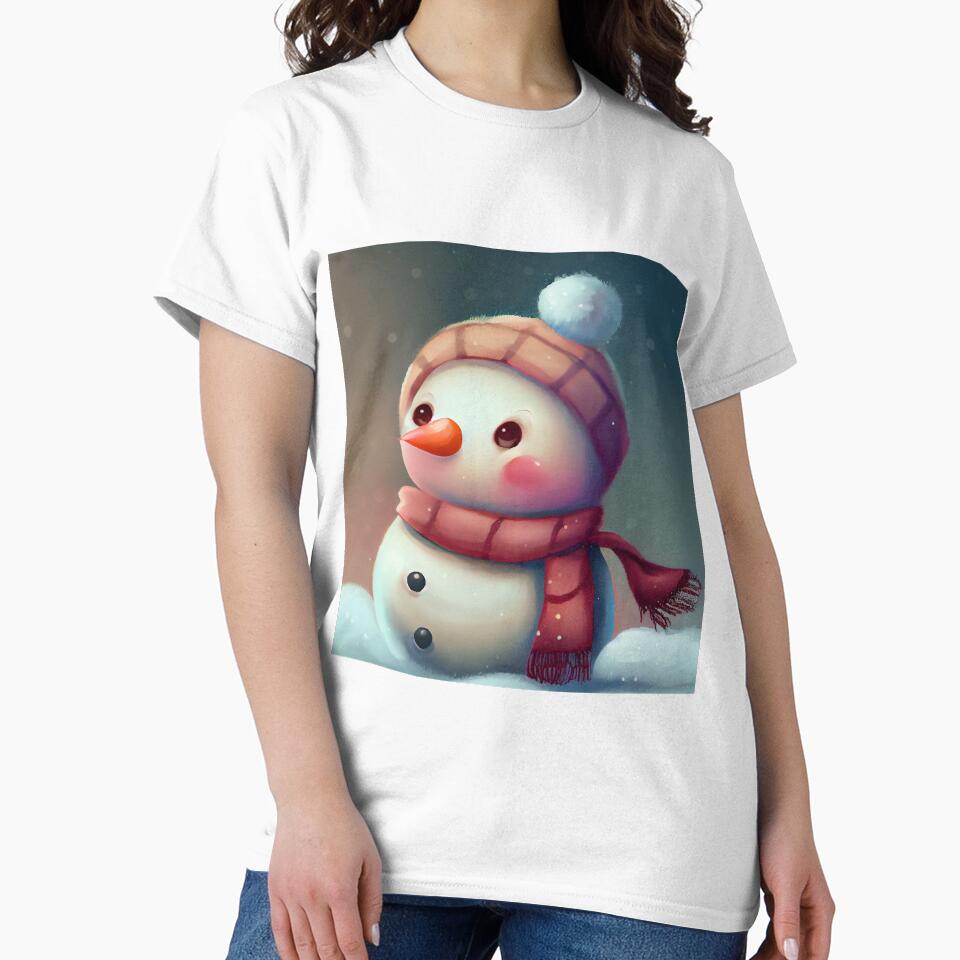 Cute Christmas Snowman by PaintLabs