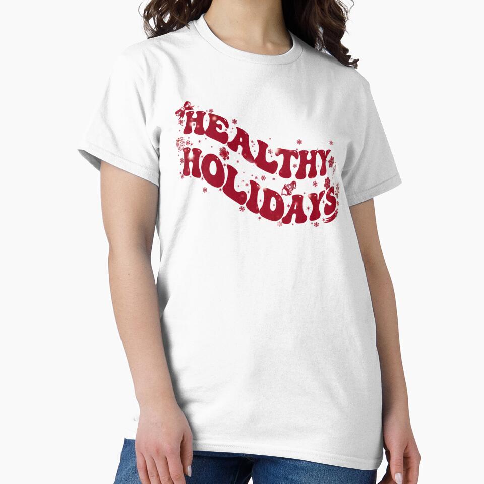 healthy holidays for health freak and holidays for nurse,retro by cutedream