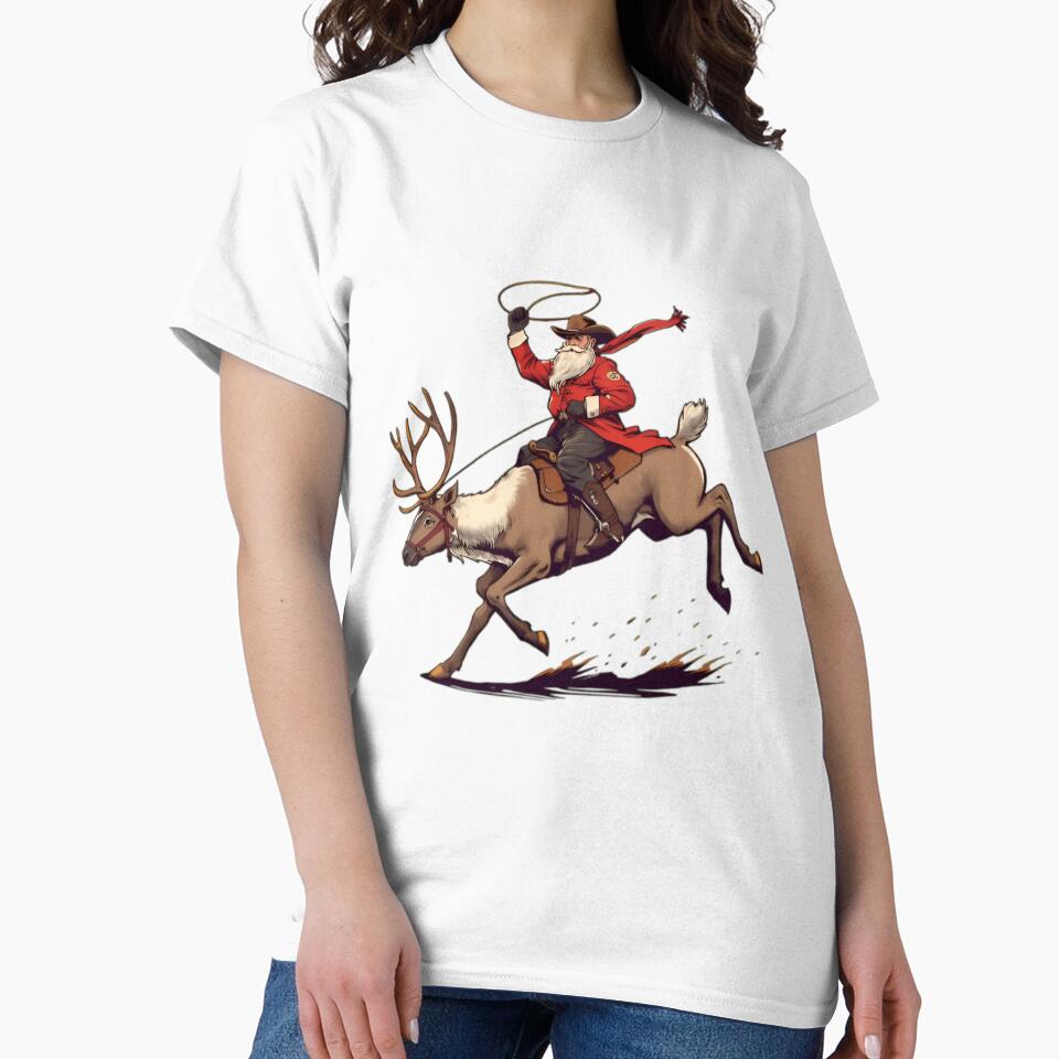 Cowboy Santa Western Christmas Classic by Thread&Fable