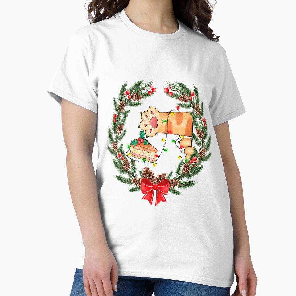 Cat Cake Christmas HO HO HO, Merry Christmas by wescor5000