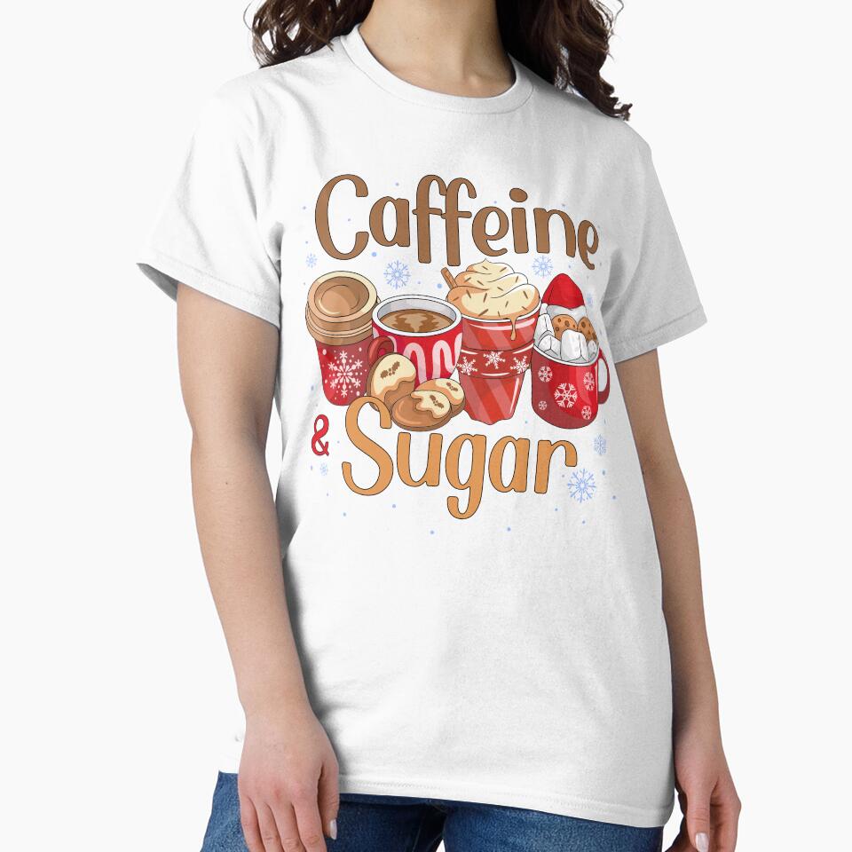 Caffeine & Sugar Christmas Coffee & Sweets Coffee Lovers by gogo-jr