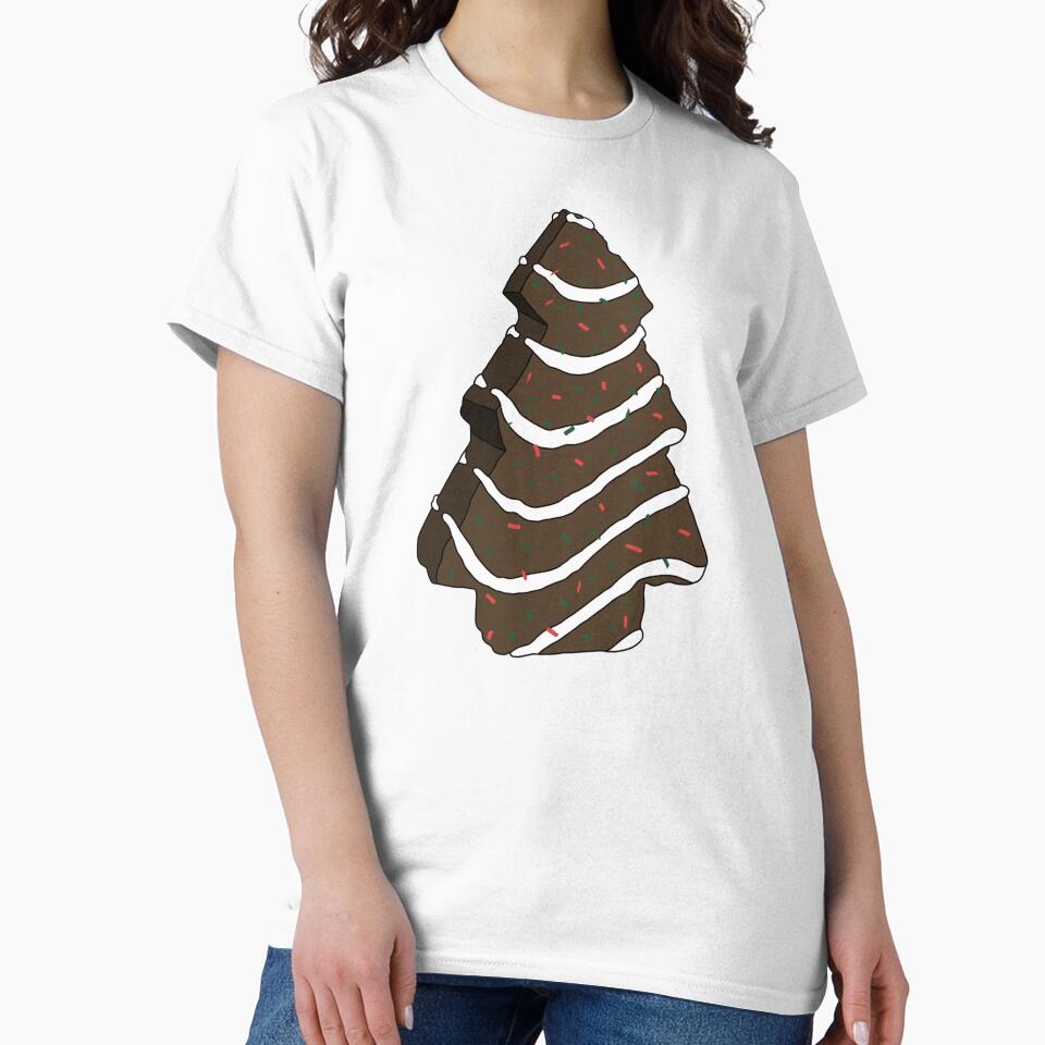 Chocolate Christmas Tree Snack Cake by marymaevan