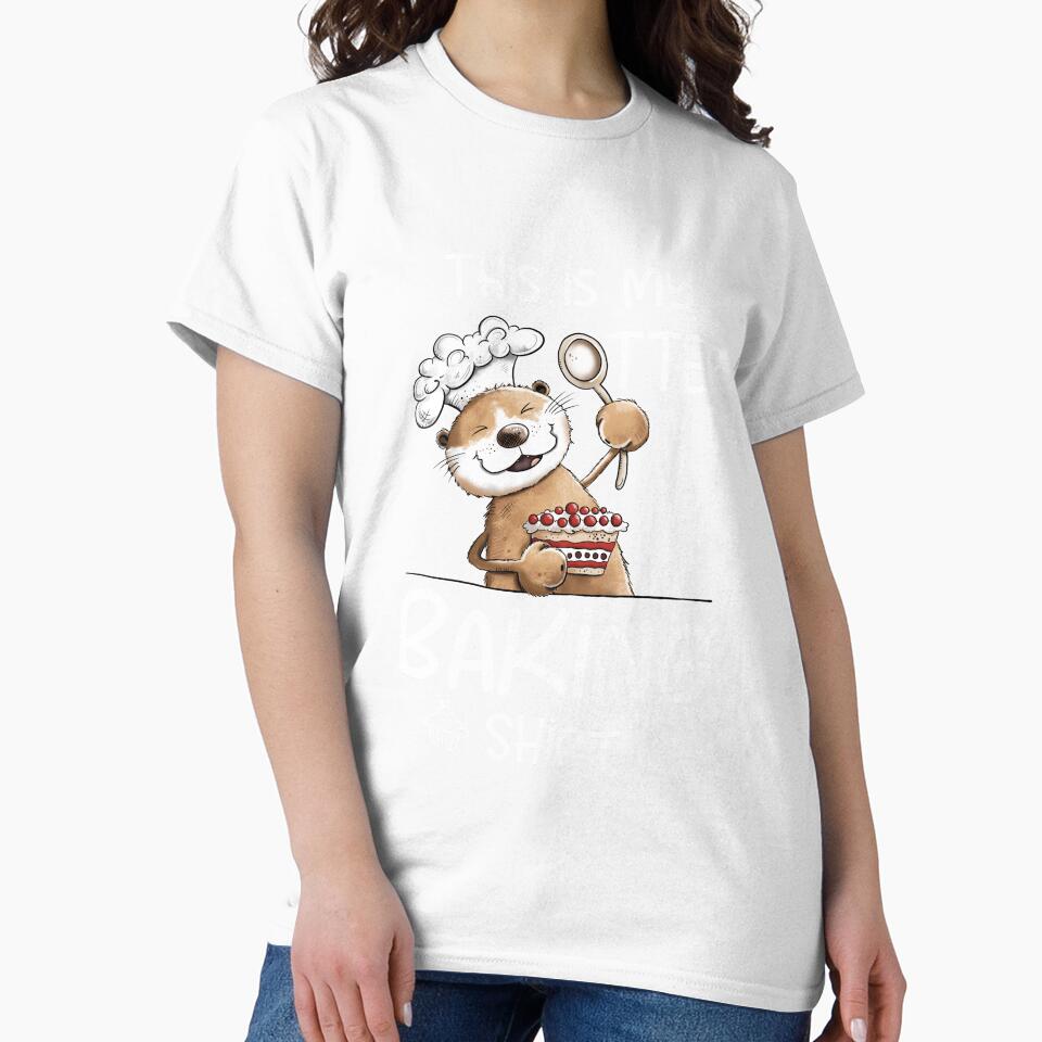 This Is My Otter Baking Shirt I Sea Otter Baker Pun by modartis