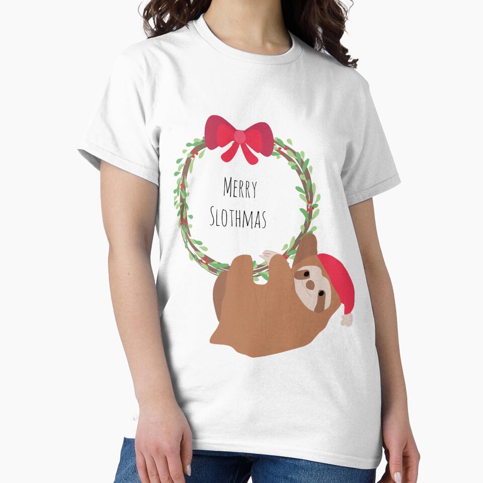 Merry Slothmas by kathrynroseart