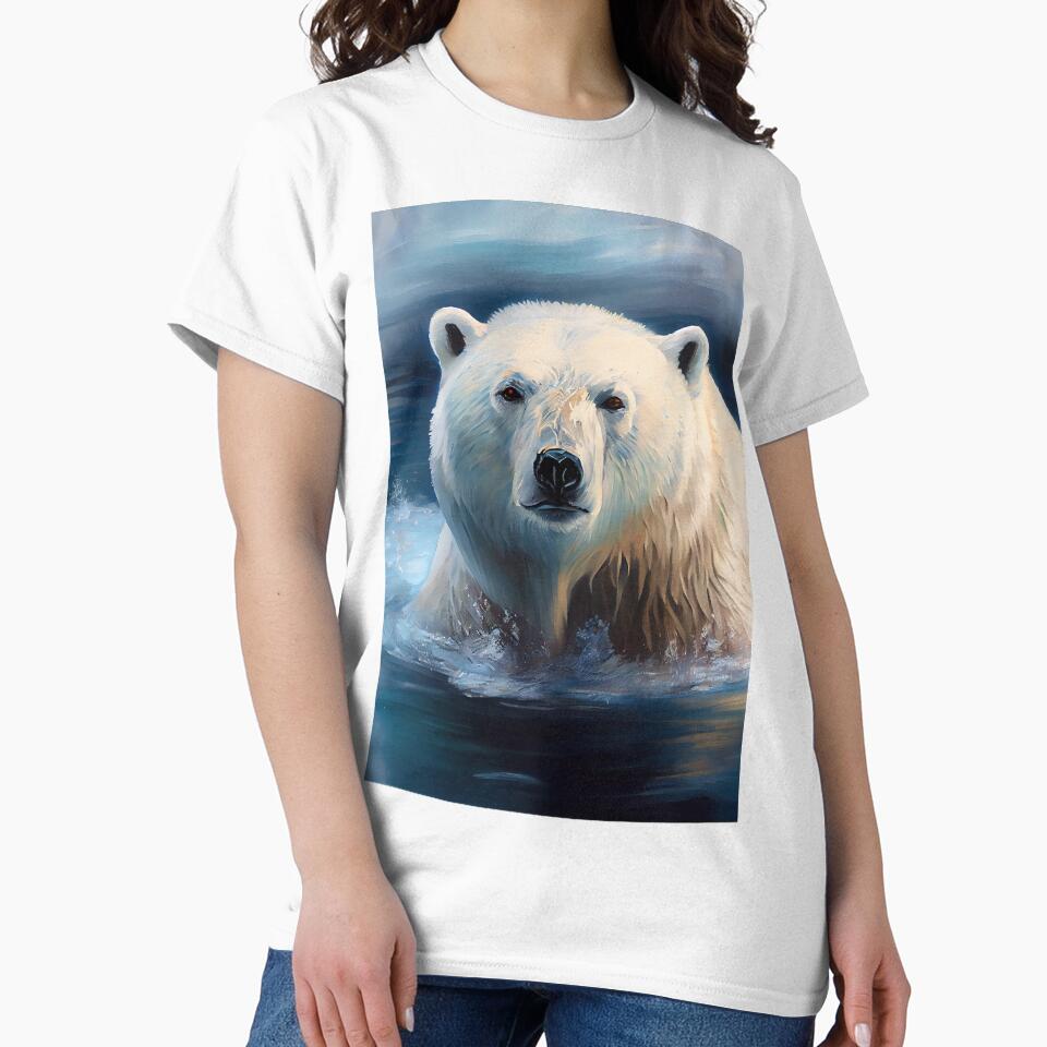 Polar Bear - Oil Paint by ABArtByAlexST