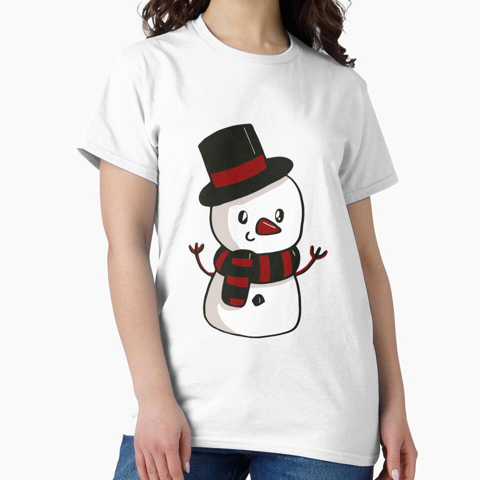 Snowman Kawaii Cute by MarRodG