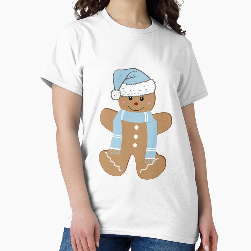 Gingerbread Woman-Blue by brookebudweiser